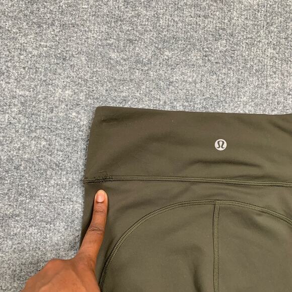 Lululemon Tights Women 4 Hunter Green Invigorate High Rise Training Fitted Ankle - Picture 9 of 13